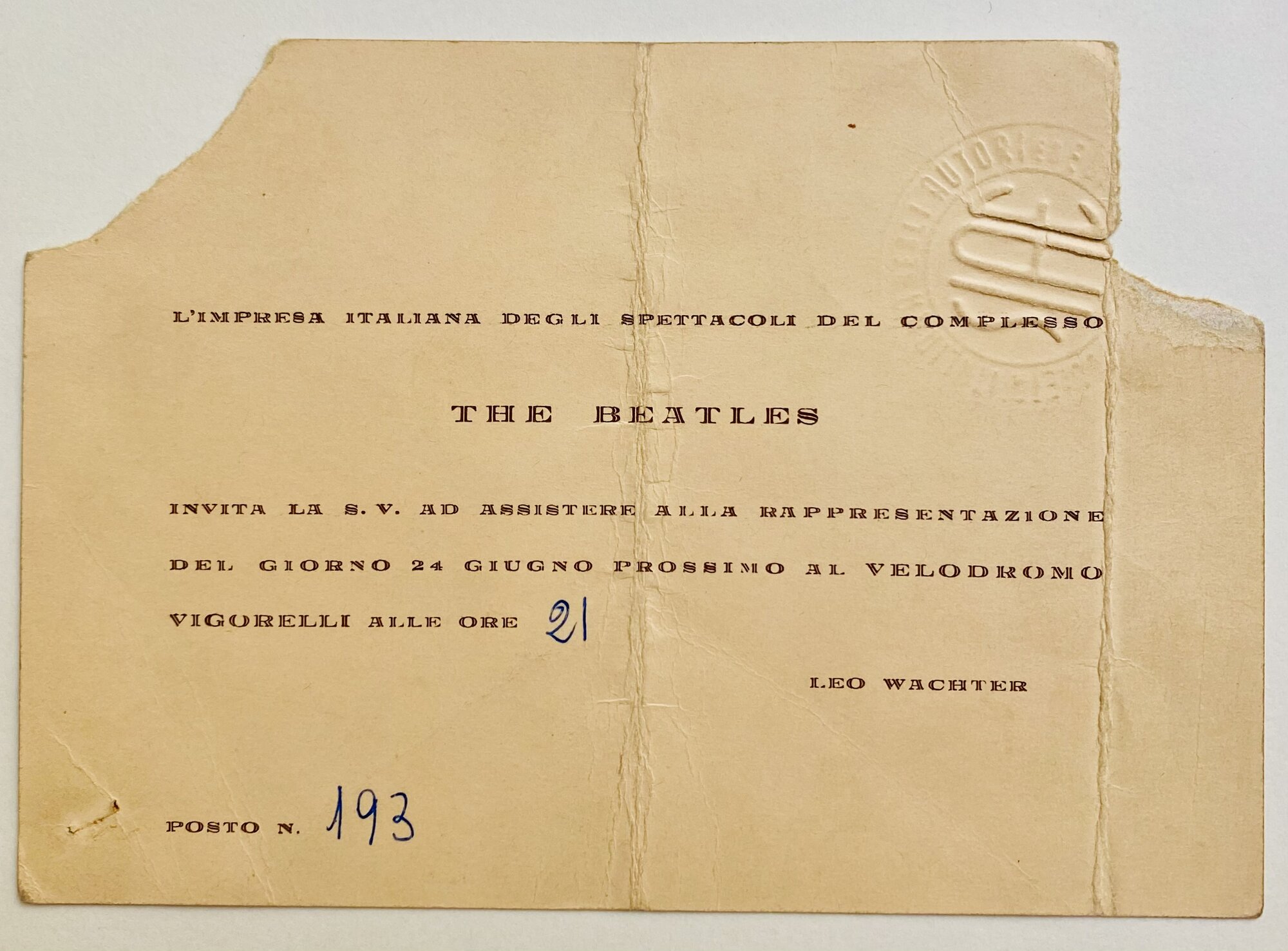 Fab - Fondo Archivio Beatles