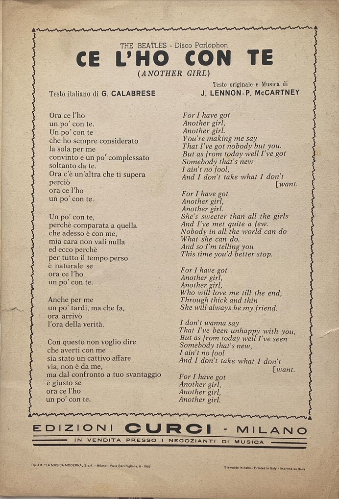 Fab - Fondo Archivio Beatles